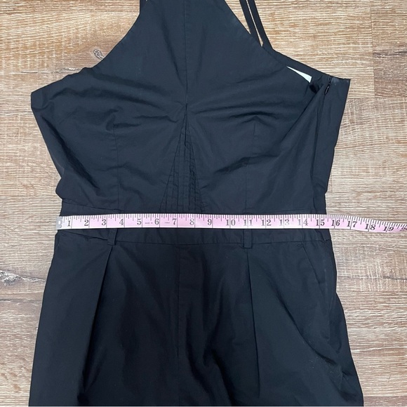 REISS Jessie Black Cotton Jumpsuit Size Large - Picture 12 of 15
